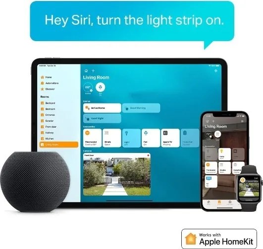 LED RGBW stmievateľný pásik 5 m LED/13W/230V Wi-Fi