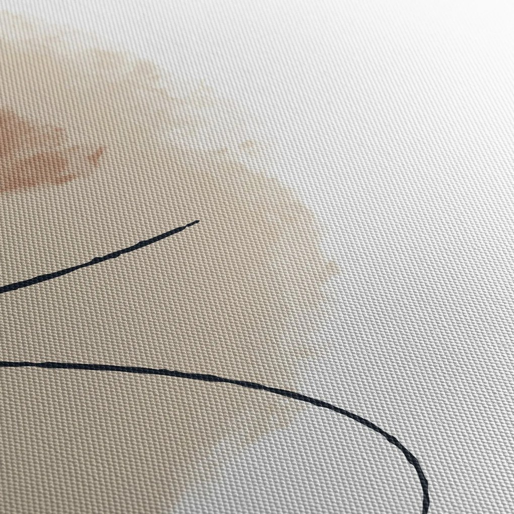 Obraz - Biela abstrakcia (120x50 cm)