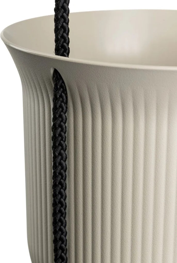 Závěsný květináč AERA HANG 17,9 cm béžový