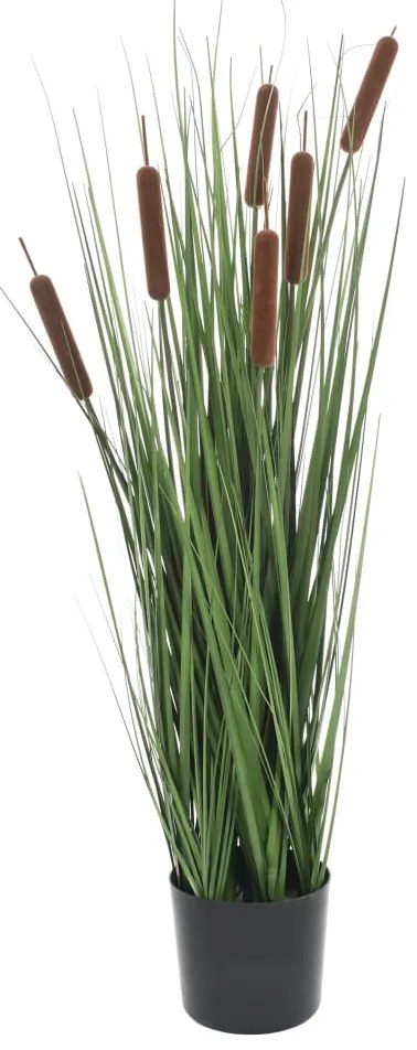 vidaXL Umelá tráva v kvetináči s pálkou 85 cm