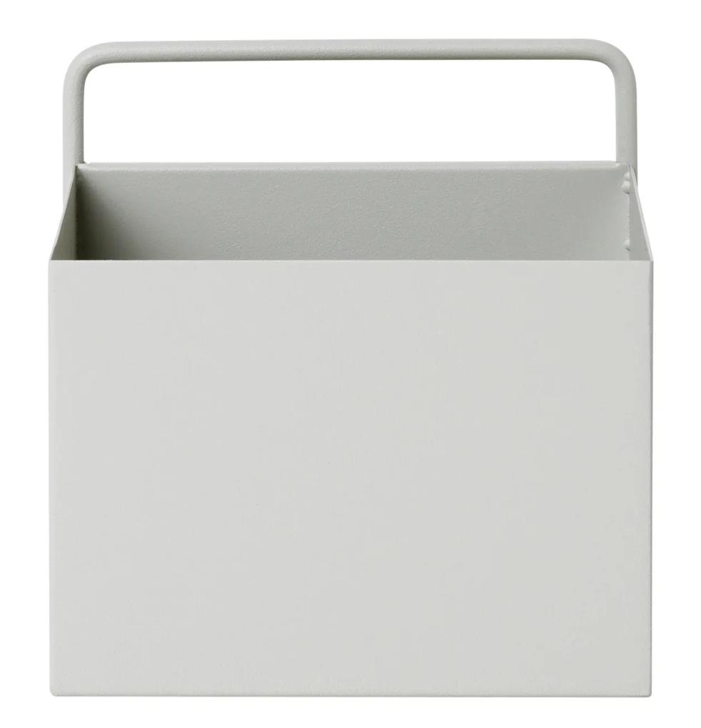 Nástenný box Wall Box, štvorcový – svetlošedý
