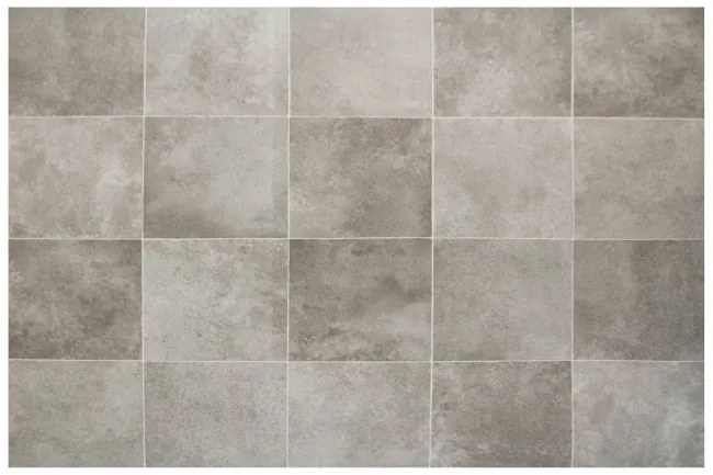 PVC podlaha Atlantic Zala 997M štvorcové dlaždice, sivá