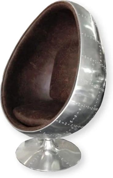 PROXIMA - Kreslo Space Egg silver