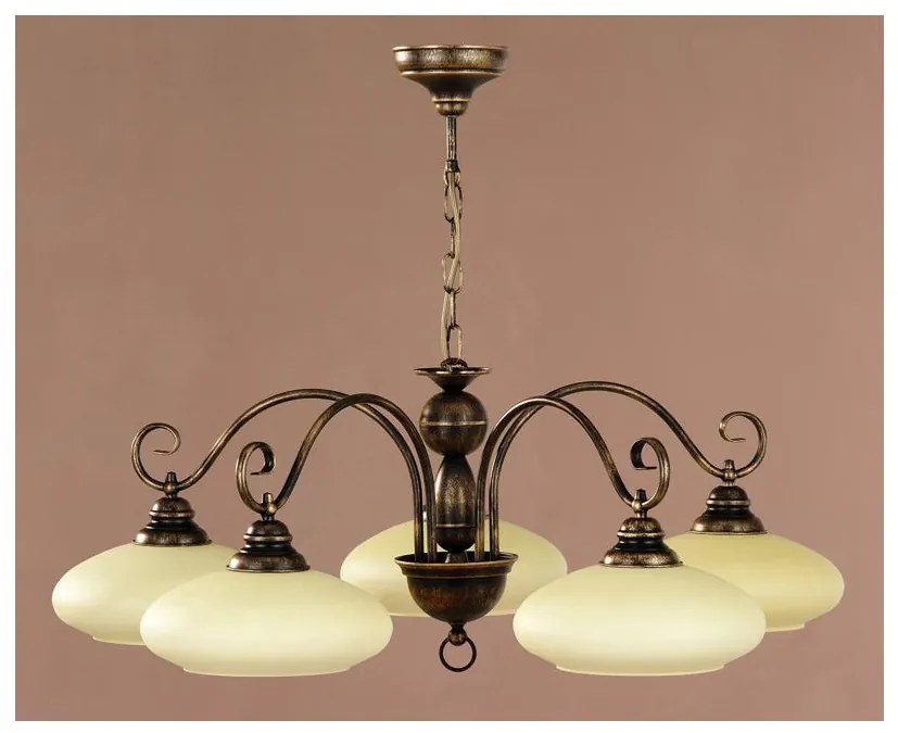 Jupiter 393 - BO-5 - Luster na reťazi BOLERO 5xE27/60W/230V 1070393000