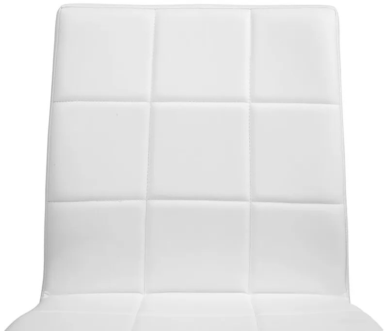 Sada 2 jedálenských stoličiek z umelej kože biela KIRON Beliani