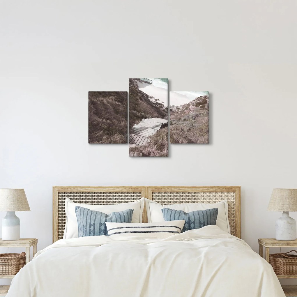 Obraz - Cesta k smaragdovému moru (90x60 cm)