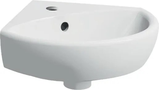 Geberit Selnova rohové umývadielko 41,2 cm otvor pre batériu uprostred 500.326.01.5