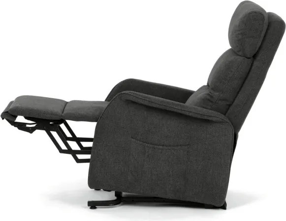 Polohovacie kreslo sivé, elektrické TV-L8960 GREY2