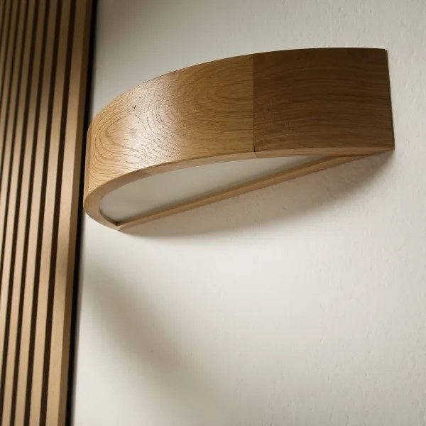 Brilagi - LED RGBW stmievateľné nástenné svietidlo CARVALHO 1xE27/9W/230V Wi-Fi dub