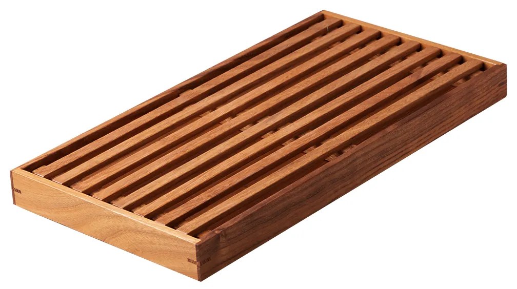 Doska na krájanie chleba Teak 43 x 22,8 x 3,5 cm - GAYA Wooden - 593732