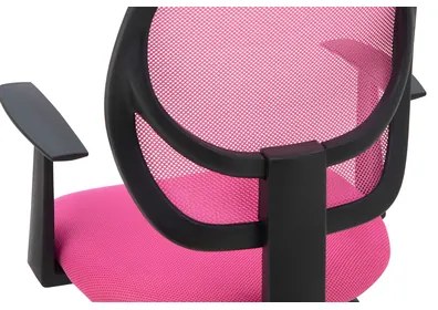 Kancelárske kreslo NOPE so sieťovinou mesh ružové