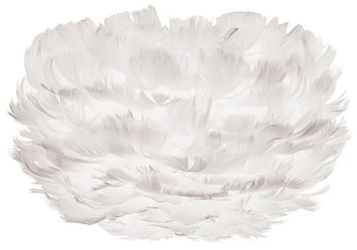 Biele tienidlo z husieho peria UMAGE EOS, Ø 22 cm