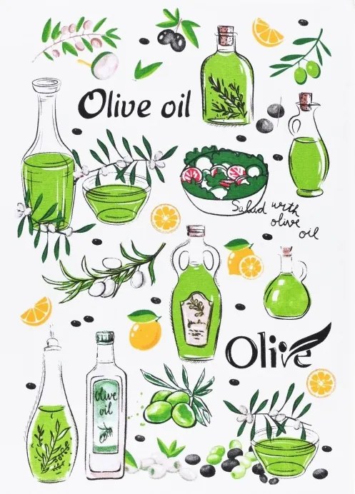 Utierky na riad Olive Oil set 3 ks EMI