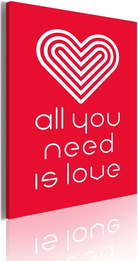Obraz - All you need is love 50x70