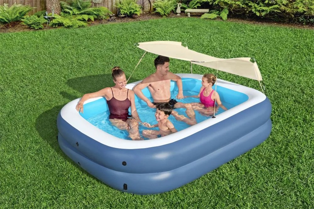 Bestway 54449 Nafukovací Bazén so Striežkou 2.54m x 1.78m x 140cm