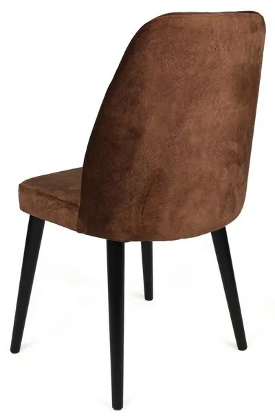 Súprava jedálenských stoličiek Alfa Brown and Black, 4 ks