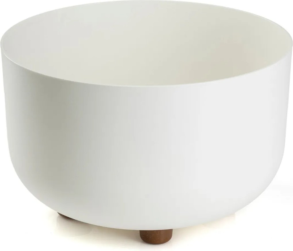 PLASTOVÝ KVETINÁČ TERRA 27X17 CM KRÉMOVÁ