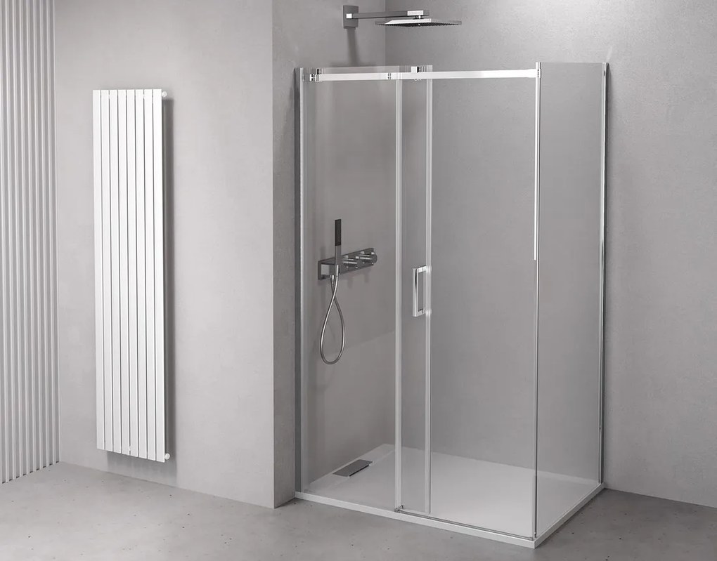 Polysan Polysan, THRON ROUND štvrťkruhová sprchová zástena 900x900mm, číre sklo, pravá, TL2690R-5005