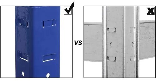 Skladový regál 160 x 80 x 40 cm SONGMICS GLR44Q