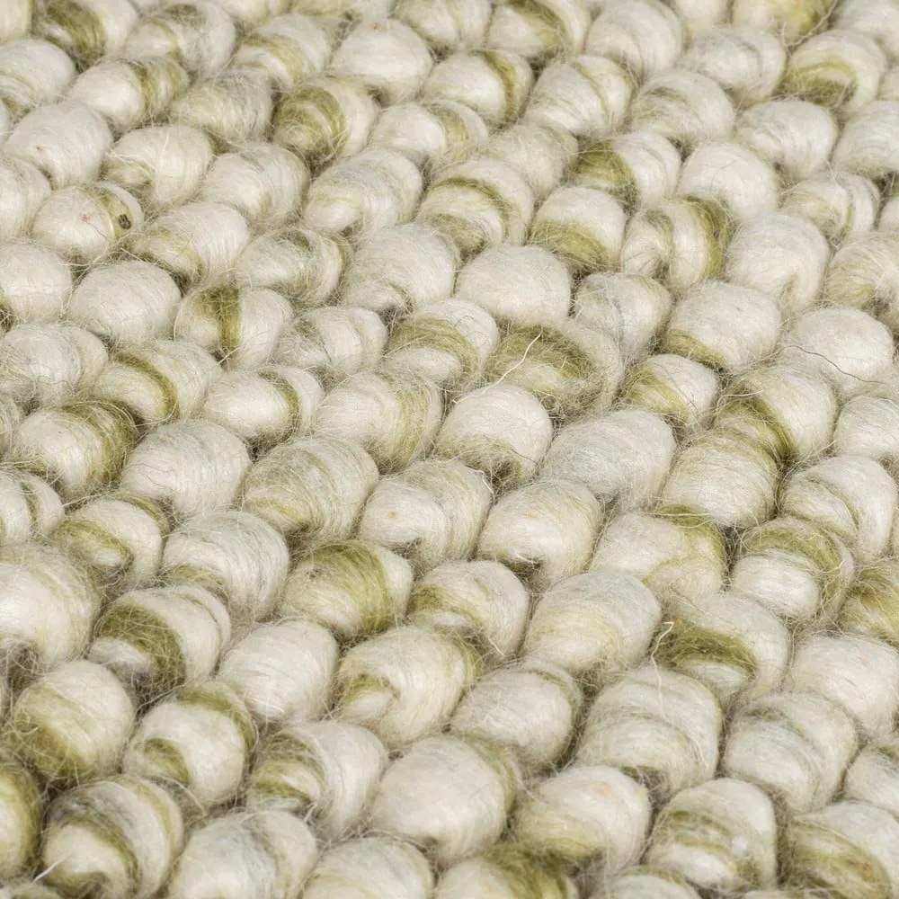 Kaki ručne tkaný koberec s prímesou vlny 160x230 cm Minerals – Flair Rugs
