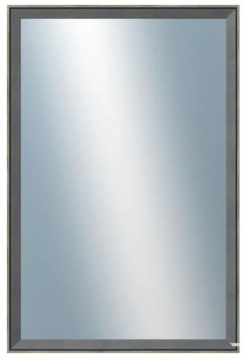 DANTIK - Zrkadlo v rámu, rozmer s rámom 40x60 cm z lišty Inclinata colori šedá (3133)