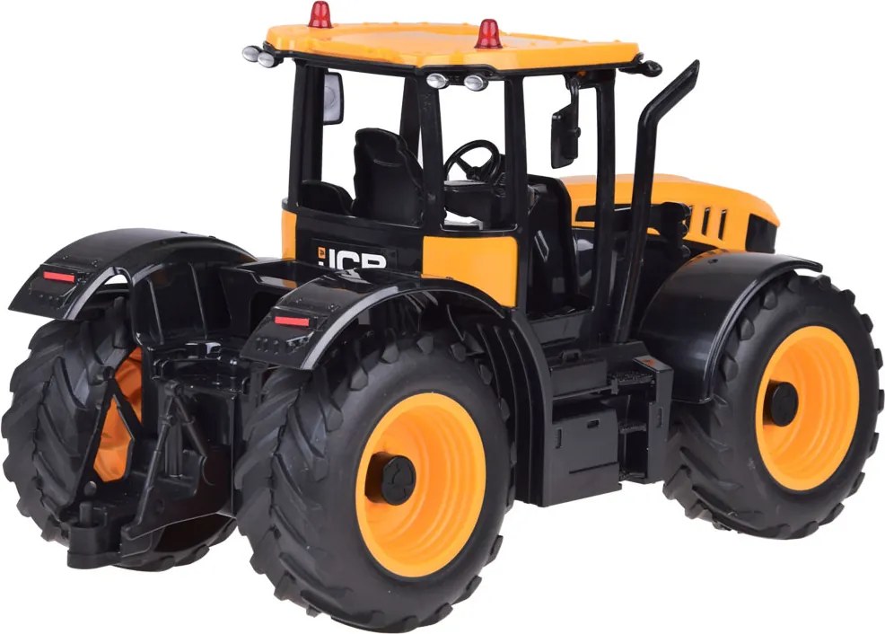 JOKOMISIADA Traktor JCB s prívesom, diaľkovo ovládaný, s výklopnou korbou Double E 1:16 RC0670