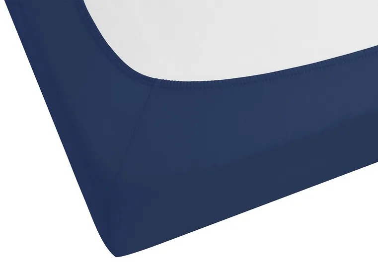 Biberna Napínacia plachta (námornícka modrá, 180 – 200 x 200 cm)  (100226989)
