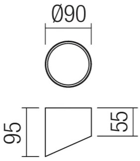 Redo 01-1625 - LED Bodové svietidlo UTO LED/6W/230V pr. 9 cm biela