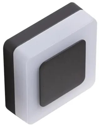 LED vonkajšie nástenné osvetlenie Enok Square 4000K čierne