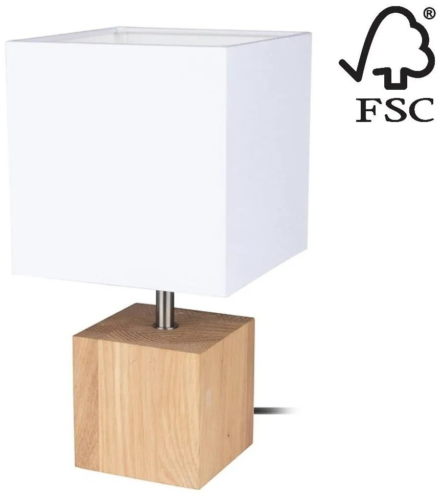 Spot-Light 7199174 - Stolná lampa TRONGO SQUARE 1xE27/25W/230V