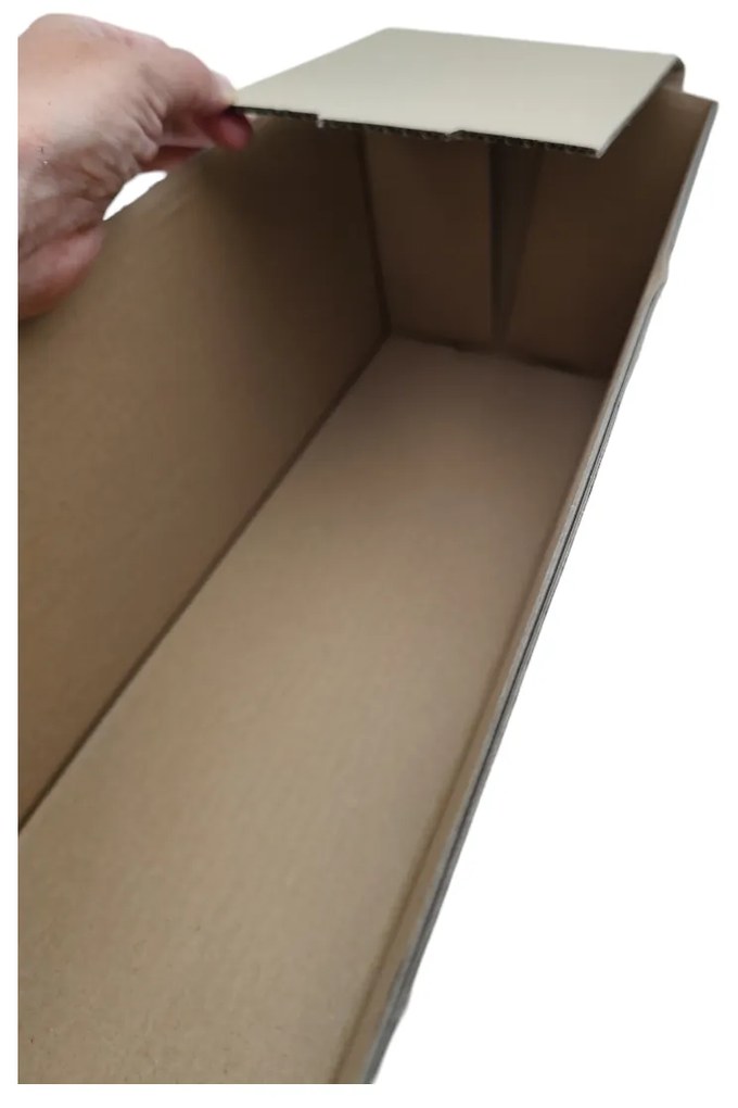 Úložné boxy na oblečenie, organizéry do skrine EKO KARTON 15x54 cm