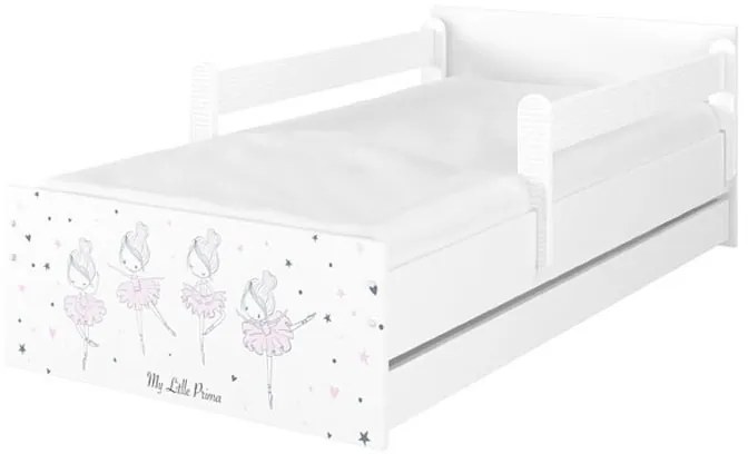 Raj posteli Detská posteľ " Baletka " MAX XL biela