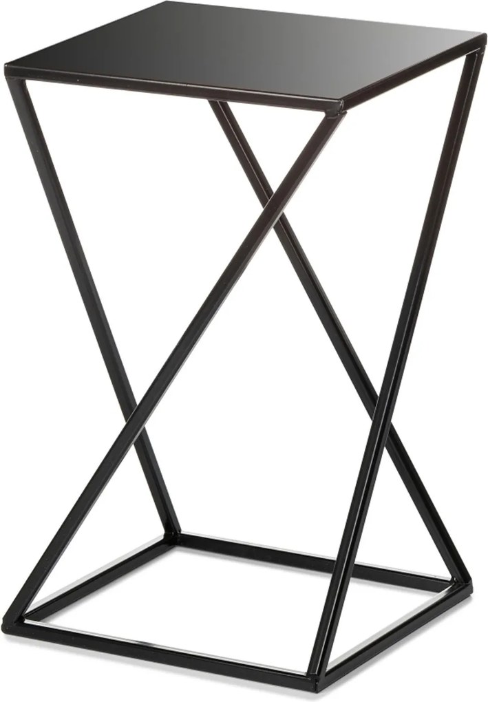 STOJAN NA KVETINÁČ LOFT4 40X24X24 CM ČIERNA
