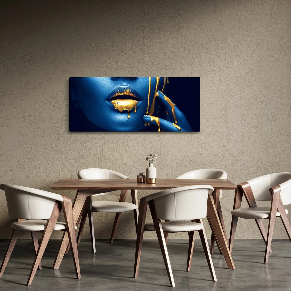 Obraz ľudskej tváre (120x50 cm)