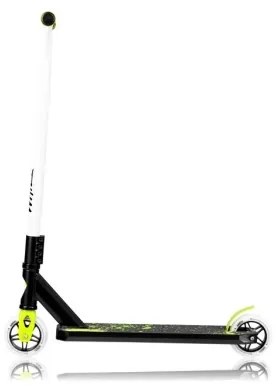 Lionelo - Detská kolobežka WHIZZ čierna/biela/žltá