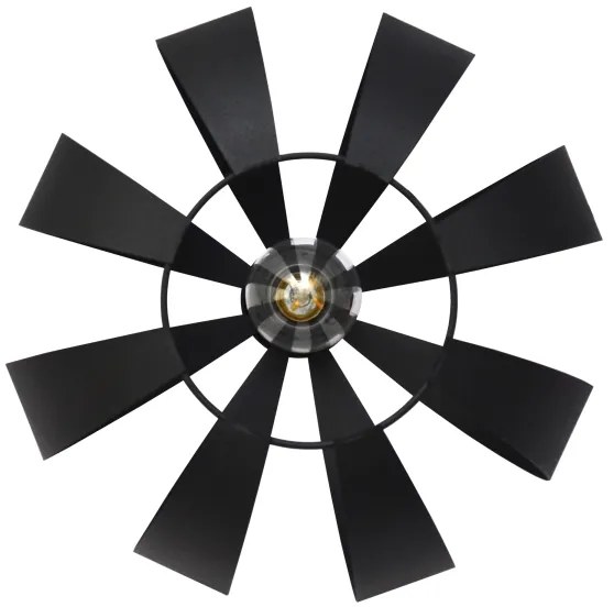 Luster na lanku NEWTON 1xE27/15W/230V čierna