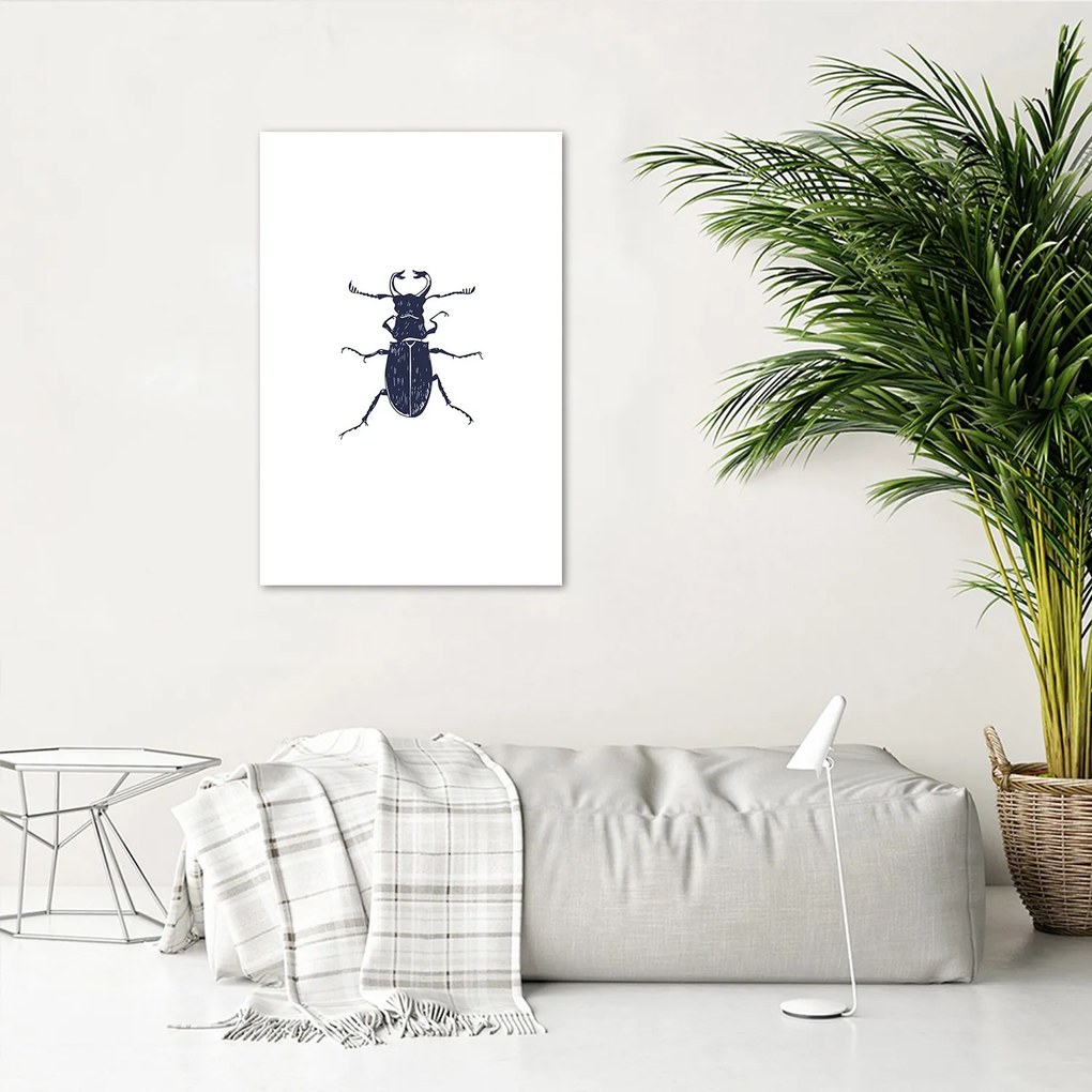 Gario Plagát Čierny chrobák Farba rámu: Bez rámu, Rozmery: 40 x 60 cm