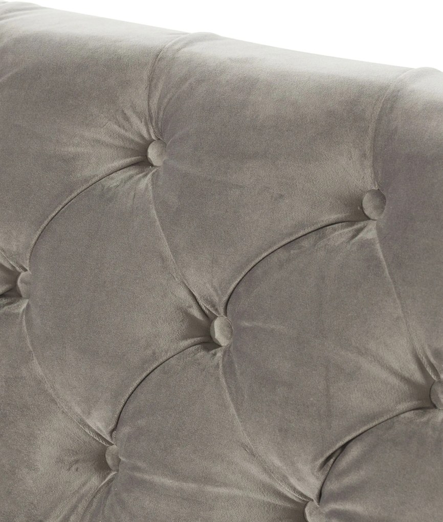 Pohovka Velvet Elite grey pre 3 osoby