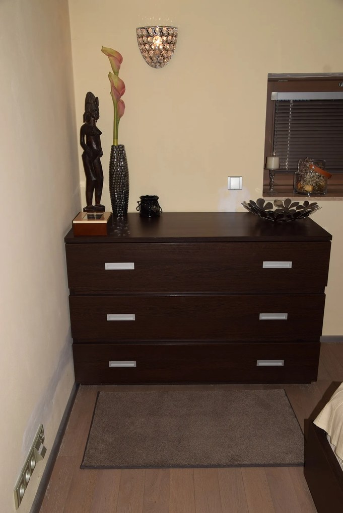 Tapibel, Kusový koberec Supersoft s bordurou 420 hnedý, 200x200, hnedá, chodba / predsieň