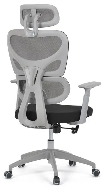 BONTEC Kancelárska stolička, hojdací mechanizmus, čierna, KA-K2081 BK Farba: Šedá