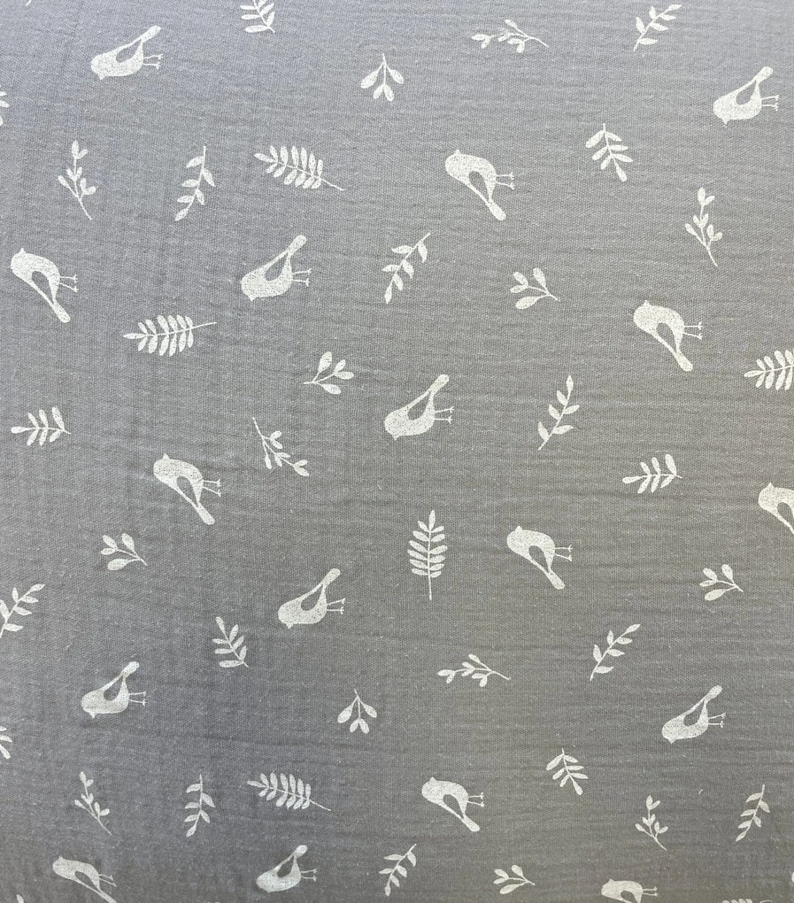 Mušelínové obliečky Bird 140x200cm+90x70cm TiaHome