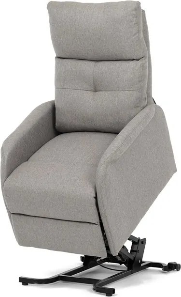 Autronic BONTEC Polohovacie kreslo, elektrické káblové ovládanie, krémová, látka, TV-5482 CRM2 Farba: Šedá