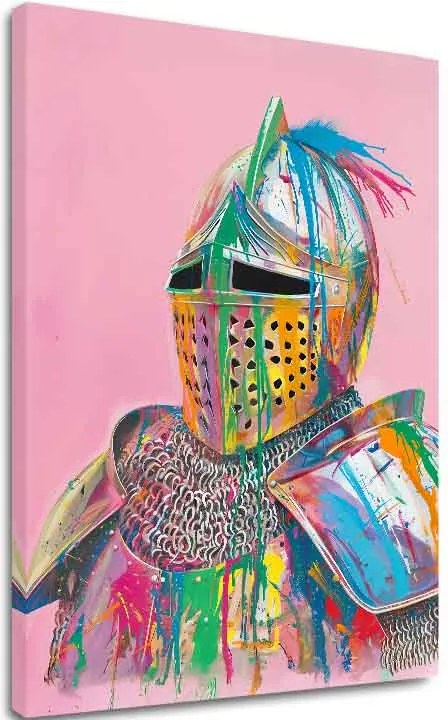 Obraz Vivid Knight na plátne | Maľovaná štruktúra