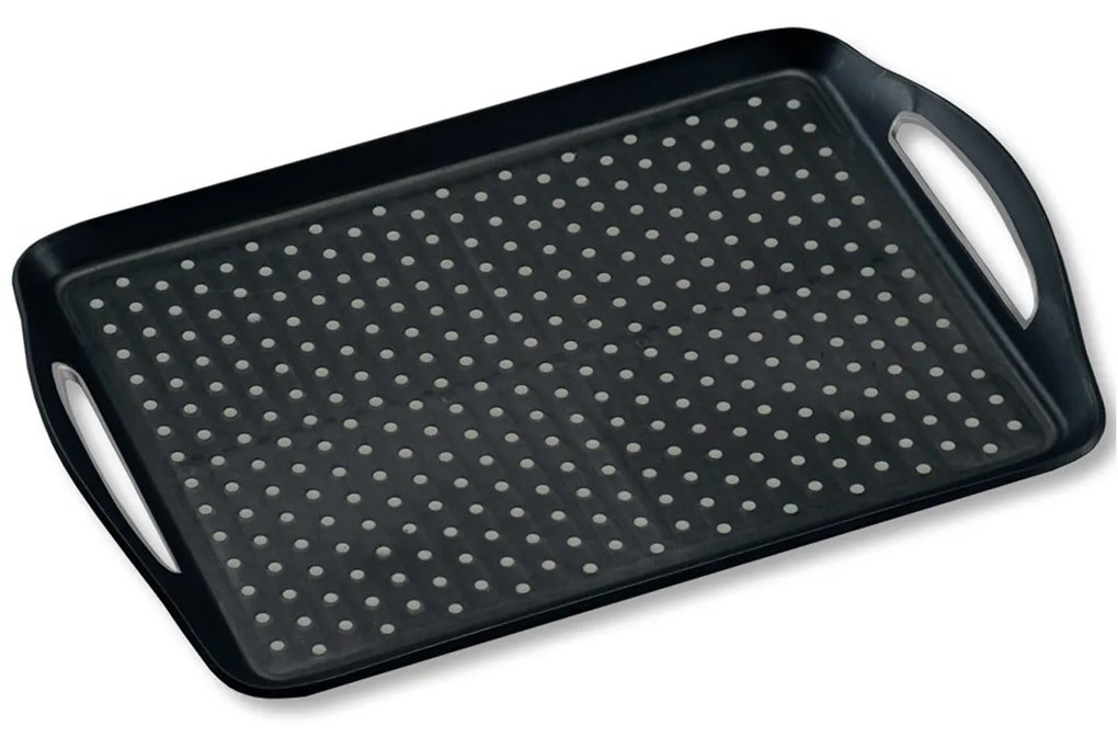 Plastový servírovací podnos KESPER 45,5 cm čierny