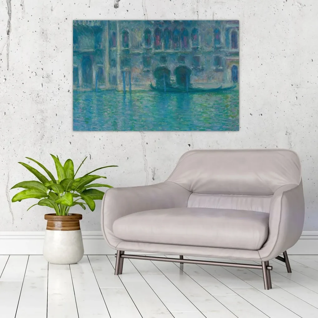 Obraz - Claude Monet, Palazzo da Mula, Venice, reprodukcia (90x60 cm)