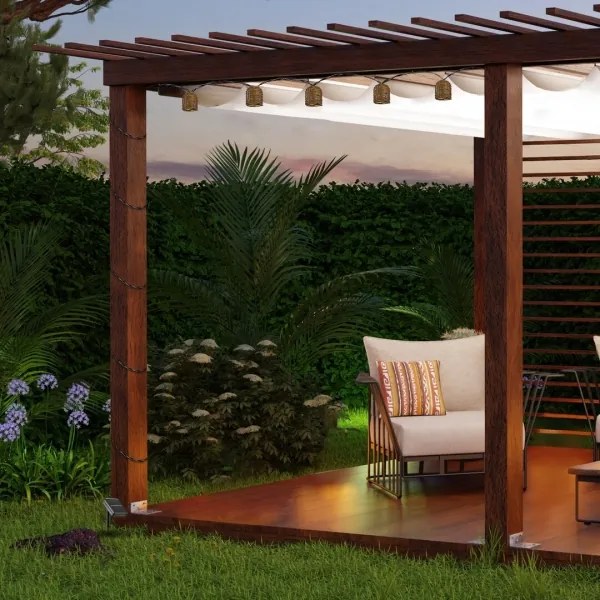 Rabalux 77047 - LED solárny reťazec RUPIT 10xLED/0,6W/1,2V IP44