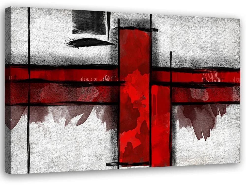 Gario Obraz na plátne Červené obdĺžniky Rozmery: 60 x 40 cm