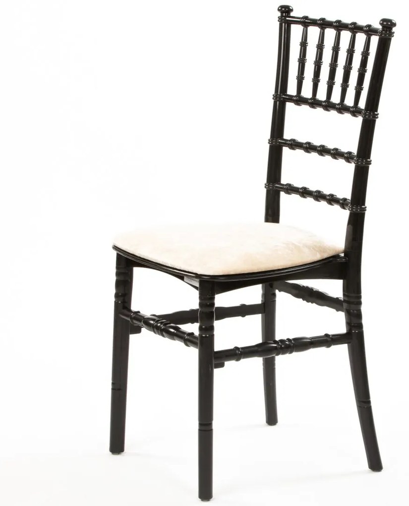CHIAVARI PLASTIC BLACK PLASTOVÁ SVADOBNÁ STOLIČKA black