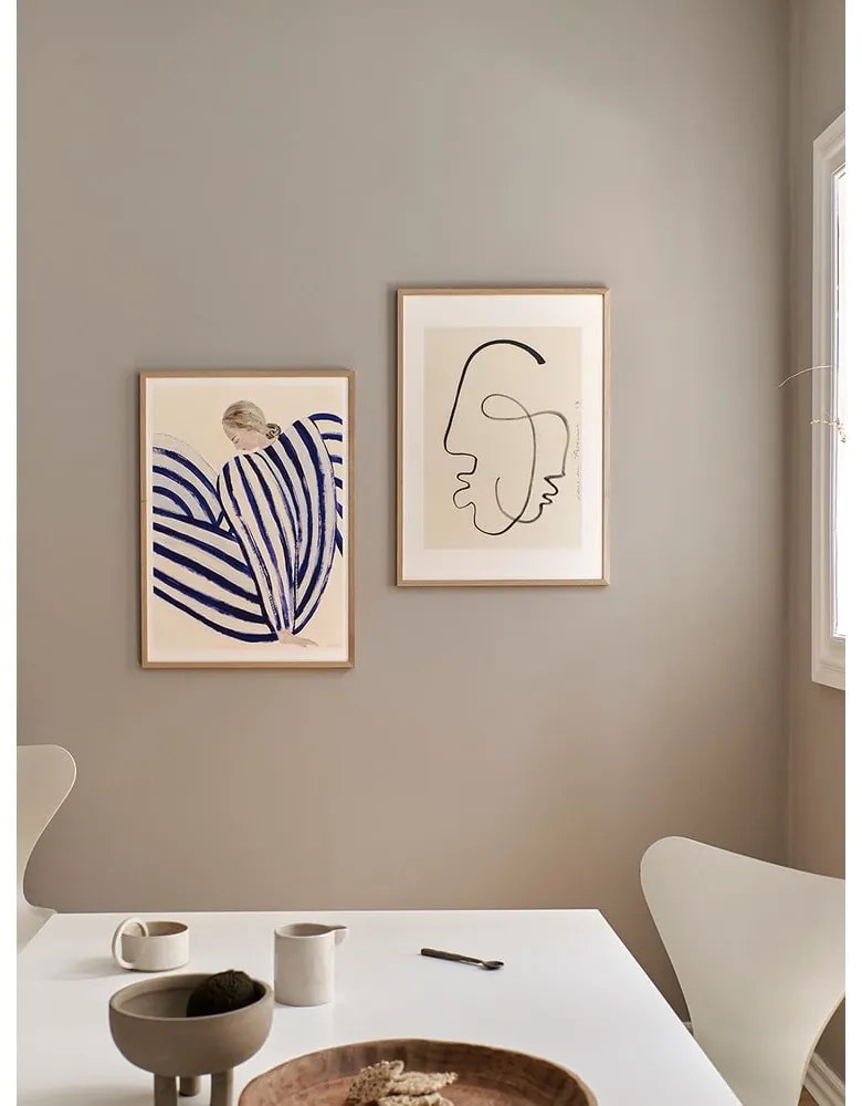 Plagát 30x40 cm Blue Stripe at Concorde – Sofia Lind – The Poster Club