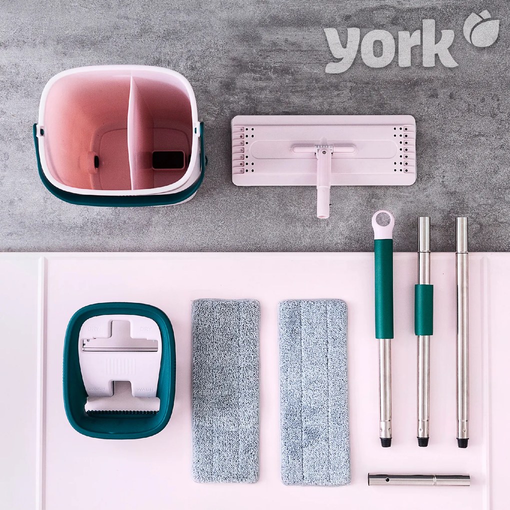 York Plochý mop HANDY s vedrom a žmýkačkou